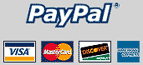 We Accept Visa Mastercard Discover American Express and PayPal